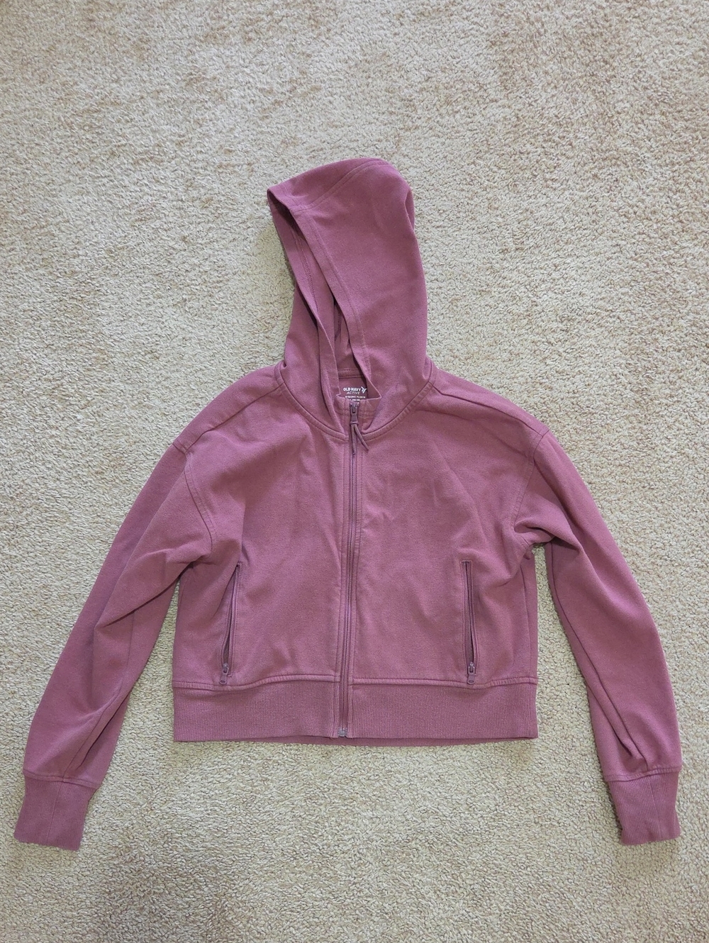 Old Navy Mauve Zip Hoodie